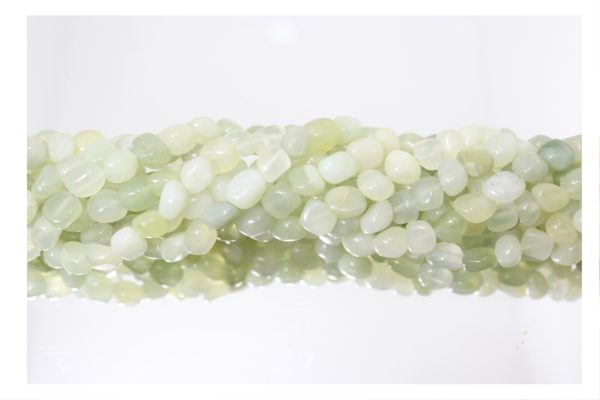 New Jade - 5-7mm Tumblestone - 40cm Strand