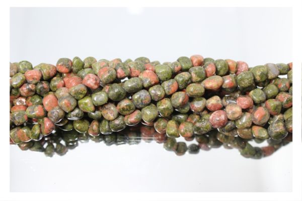 Unakite - 5-7mm Tumblestone - 40cm Strand