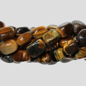 Tiger Eye - Nugget - 10 x 8mm - 38cm Strand