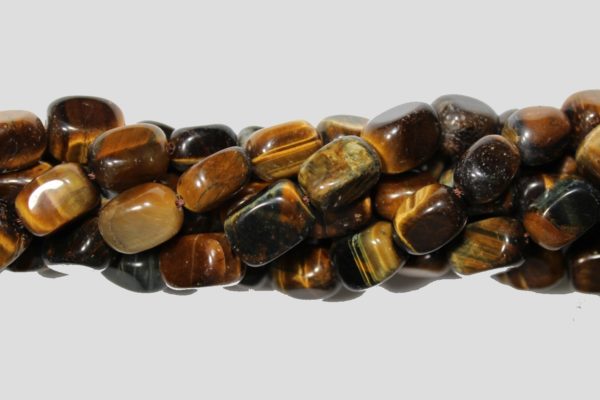 Tiger Eye - Nugget - 10 x 8mm - 38cm Strand