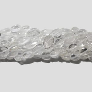 Crystal - 8-10mm Tumblestone - 39cm Strand