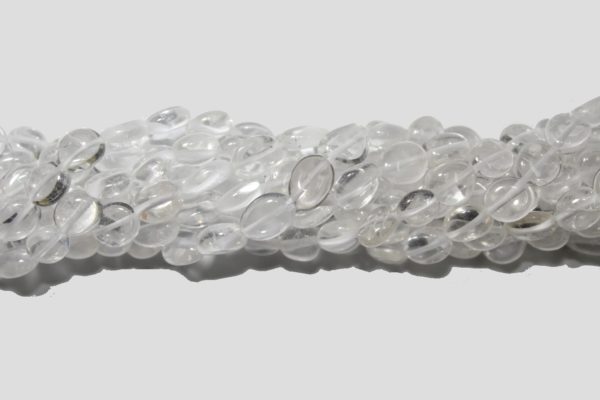 Crystal - 8-10mm Tumblestone - 39cm Strand