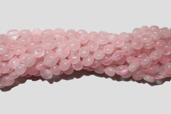 Rose Quartz - 8-10mm Tumblestone - 39cm Strand