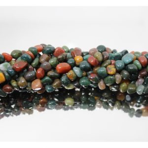 Indian Agate - 3-5mm Tumblestone - 40cm Strand