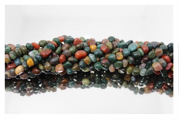 Indian Agate - 3-5mm Tumblestone - 40cm Strand