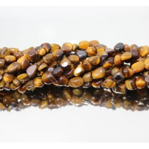 Tiger Eye - 3-5mm Tumblestone - 40cm Strand