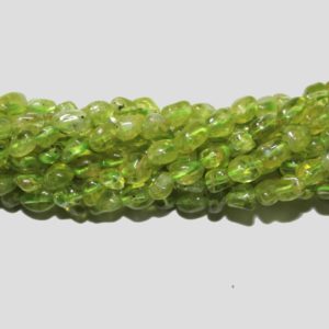 Peridot - 5-8mm Tumblestone - 39cm Strand