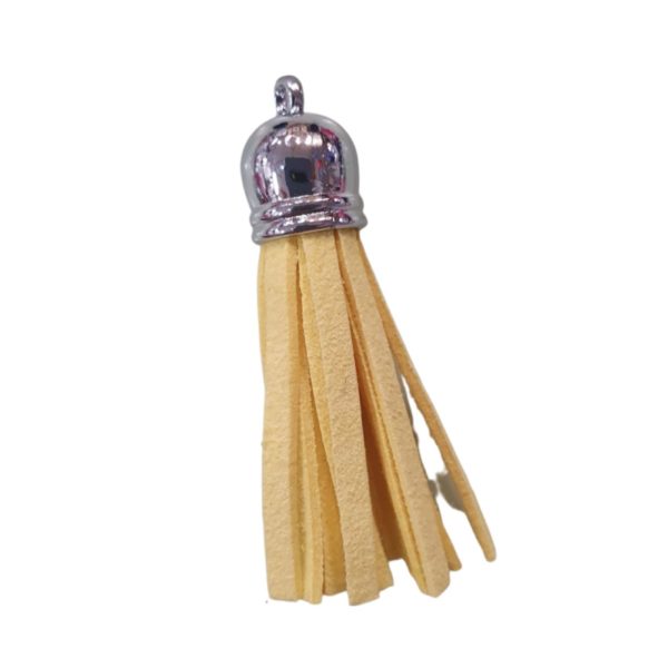 Tassel - Faux Suede - 54mm - Yellow