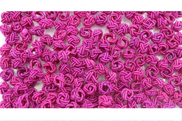 Crochet Beads - 8mm - Fuchsia