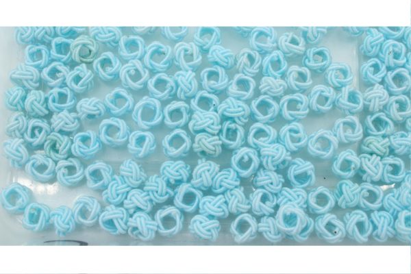 Crochet Beads - 8mm - Light Blue