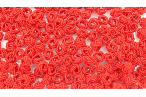 Crochet Beads - 8mm - Red