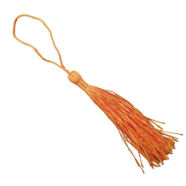 Tassel / Loop - 8cm - Orange