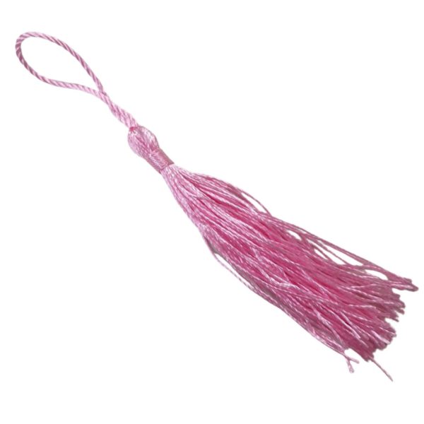 Tassel / Loop - 8cm - Pink