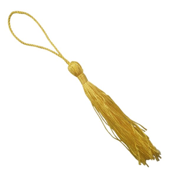 Tassel / Loop - 8cm - Yellow