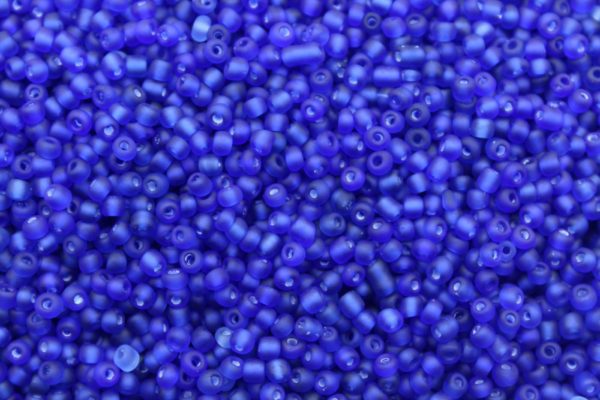 8/0 - Blue Dark Transparent Matte - Price per gram