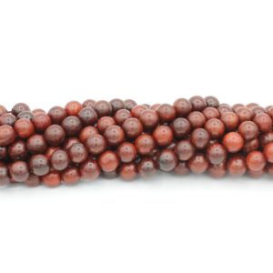 Wood Bead - 6mm Round - F - 38cm Strand