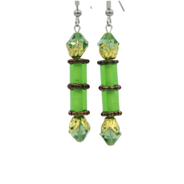 Christmas Earrings - Bon Bon - Glass / Swarovski Crystal - Emera