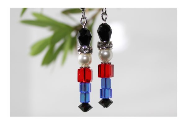 Crystal Nutcracker Earring