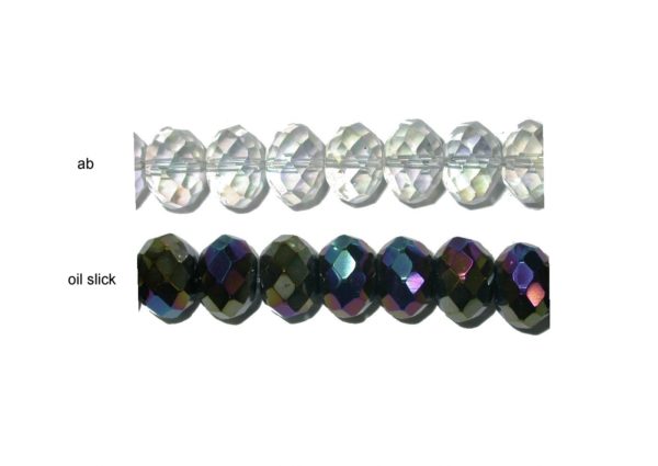 Rondelle - Faceted - 14 x 10mm - 32cm Strand