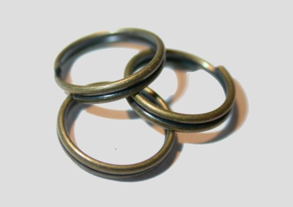 Split Ring - 5mm - Antique Brass