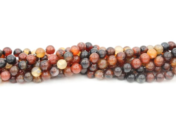 Agate - 10mm Round - E - 39cm Strand