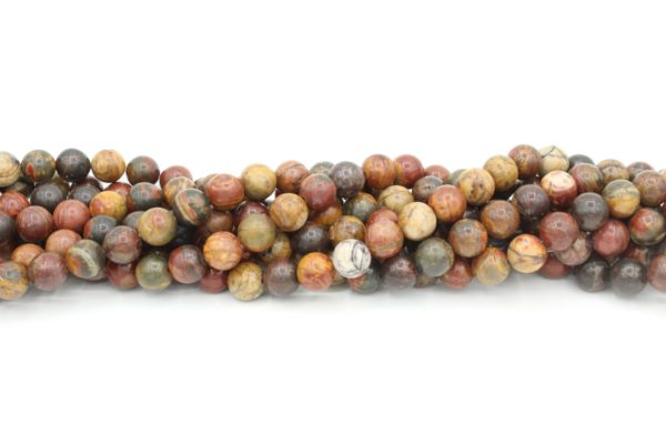 Jasper - Round - 10mm - D - 39cm Strand