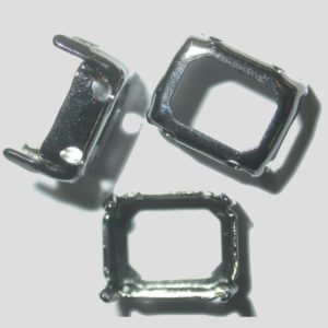 Claw - 8 x 6mm - Baguette - Gun Metal