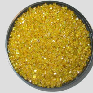 8/0 2 Cut - Yellow Silverlined AB - Price per gram