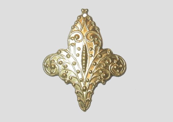 33mm - Ornate Fleur De Lys