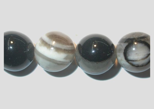 Botswana Agate - 12mm - 19cm Strand