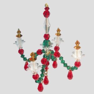 Crystal Chandelier A - XMAS Colours