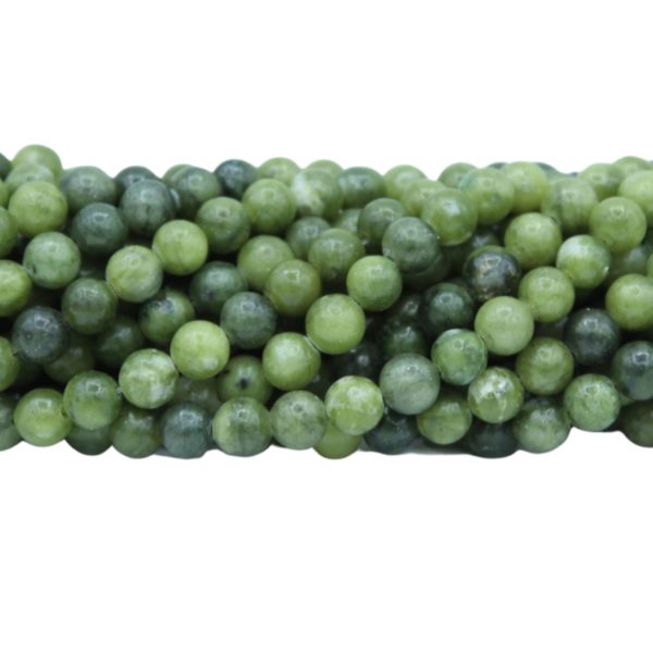 China Jade - 6mm Round - 39cm Strand