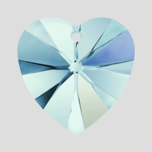 Heart - 10.3mm - Aqua AB