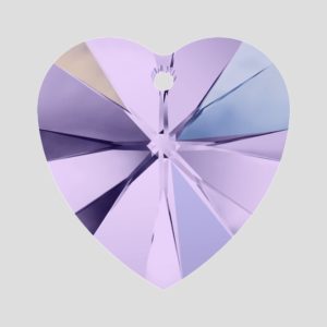 Heart - 10.3mm - Light Amethyst AB