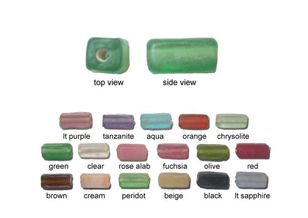 Rectangle - 12 x 5mm - Assorted Colours