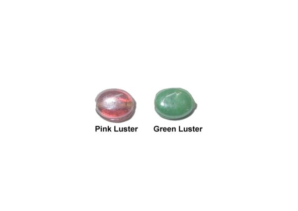 Luster Coated - 10 x 8mm Flat Oval