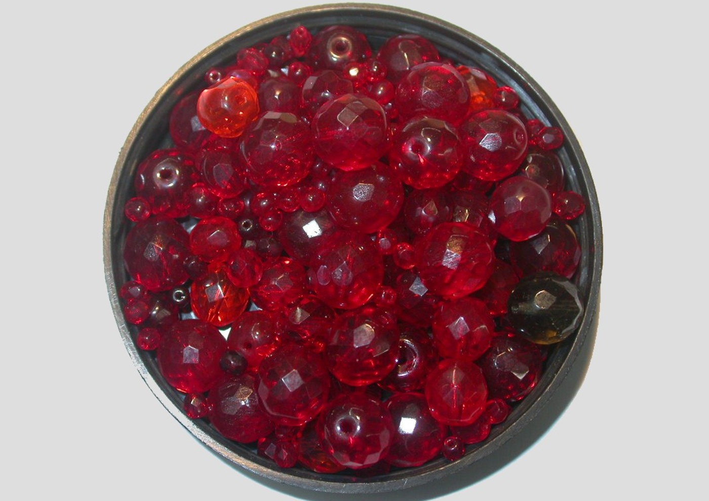 Czech Fire Polished Bead Mix – Siam – 100gram Pack – Bead, Trimming ...