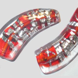 Czech Lampwork Foil - 37 x 15mm