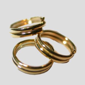 Split Ring - 5mm - Gold