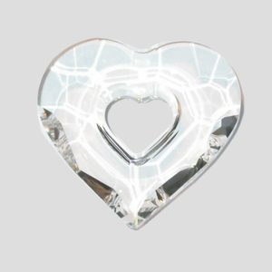 Miss U Heart - 34mm - Crystal