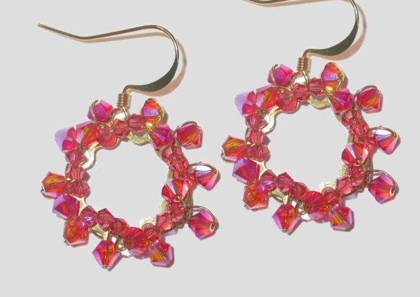 Imogen - Crystal Earrings - A