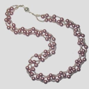 Tahlia - Crystal Pearl Necklace