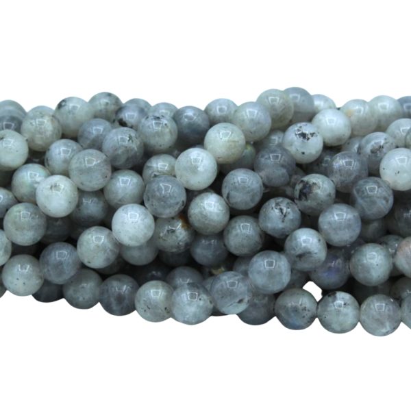 Labradorite - 8mm Round - 19cm Strand