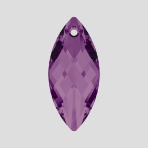 Navette Pendant - 30 x 14mm - Amethyst