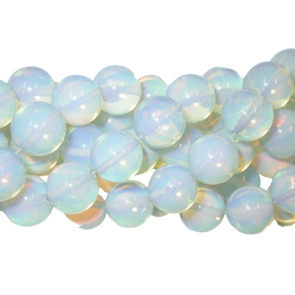 Moonstone Syn - 6mm Round - 39cm Strand