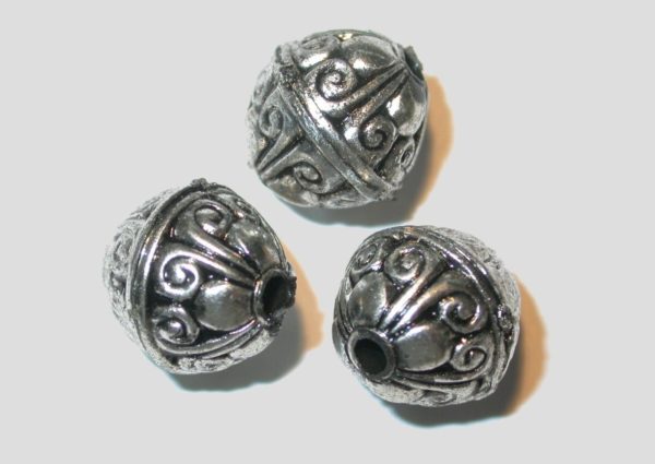 13mm - Patterned - Nickel