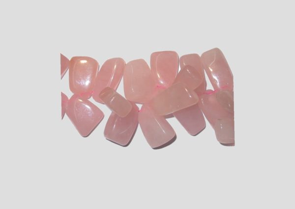 Rose Quartz Nugget - 40cm Strand