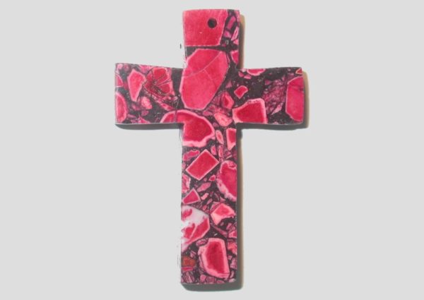 Cross - 57 x 40mm - Reconstituted