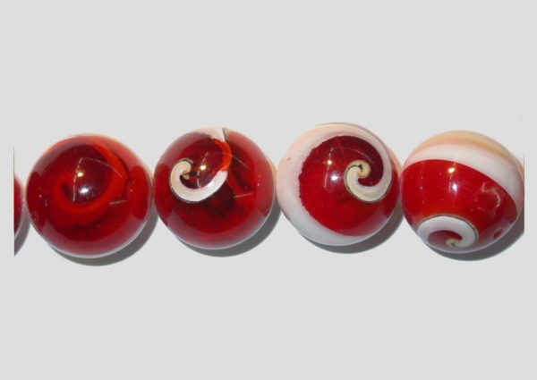 Agate - 20mm Round - 20cm Strand