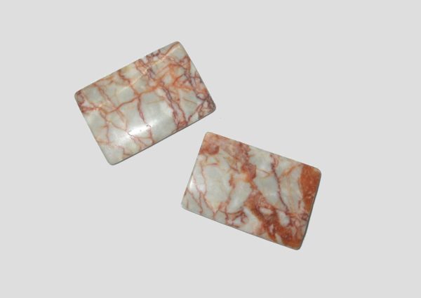 Ruby Zoisite - 60 x 40mm Flat Rectangle